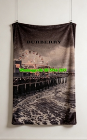 Burberry Santa Monica Pier Flannel Sofa Throw Blanket B188
